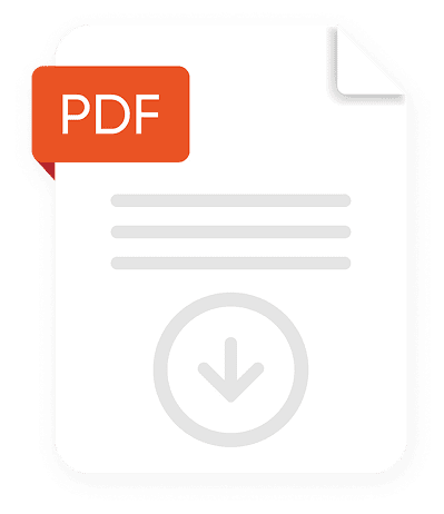 Icon of a PDF document with a download symbol.